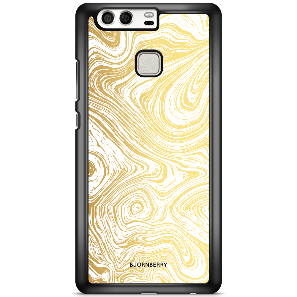 Huawei P9 Case - Gold Marble