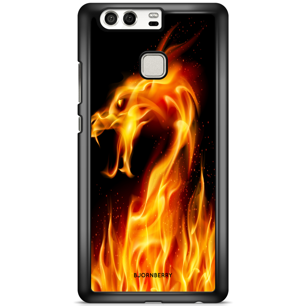 Huawei P9 Case - Flames Dragon