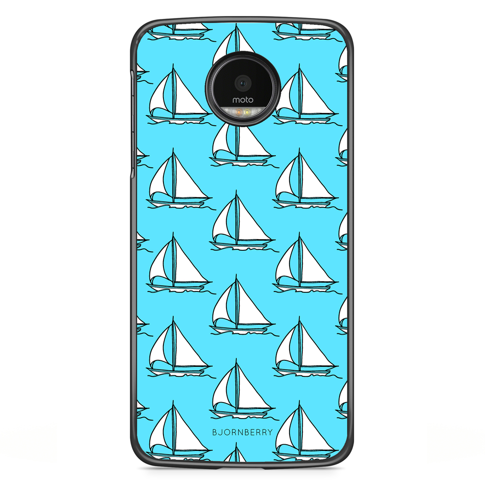 Motorola Moto G5S Plus Case - Sailboat Pattern