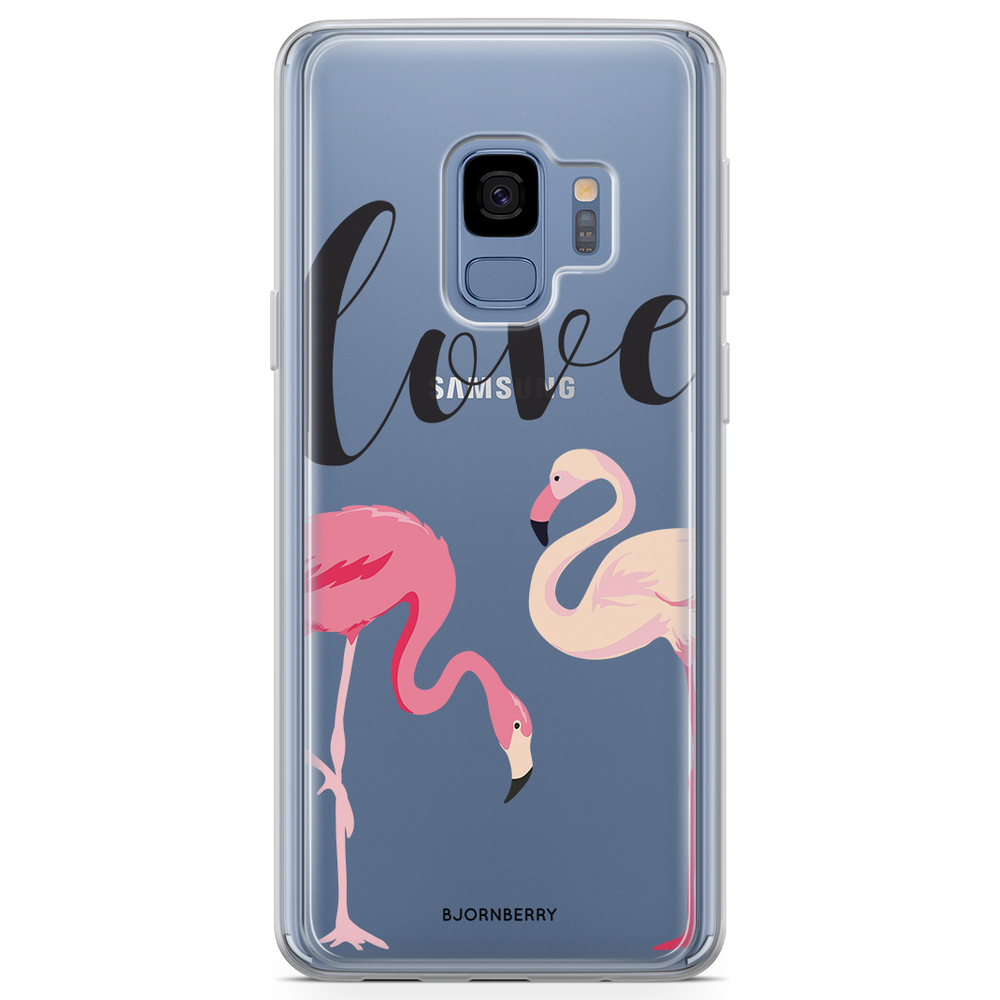 Samsung Galaxy S9 Fashion Skal - Love Flamingo