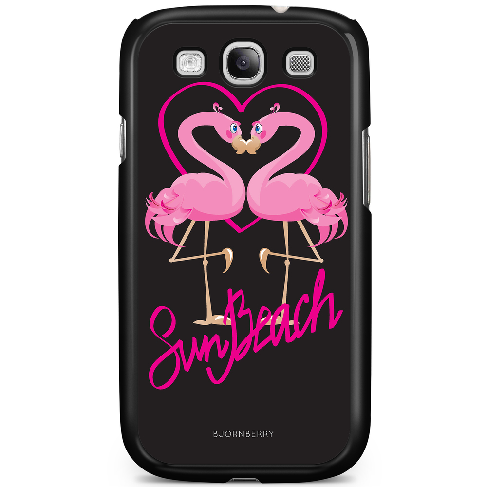 Samsung Galaxy S3 Mini Case - Sun Beach Flamingo