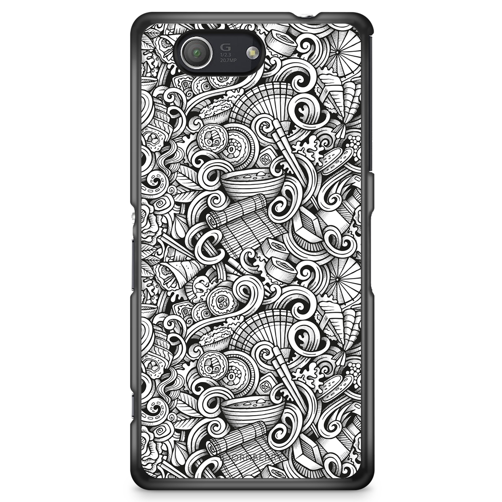 Sony Xperia Z3 Compact Case - Japanese Pattern