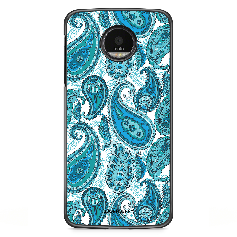 Motorola Moto G5S Plus Case - Blue Paisley