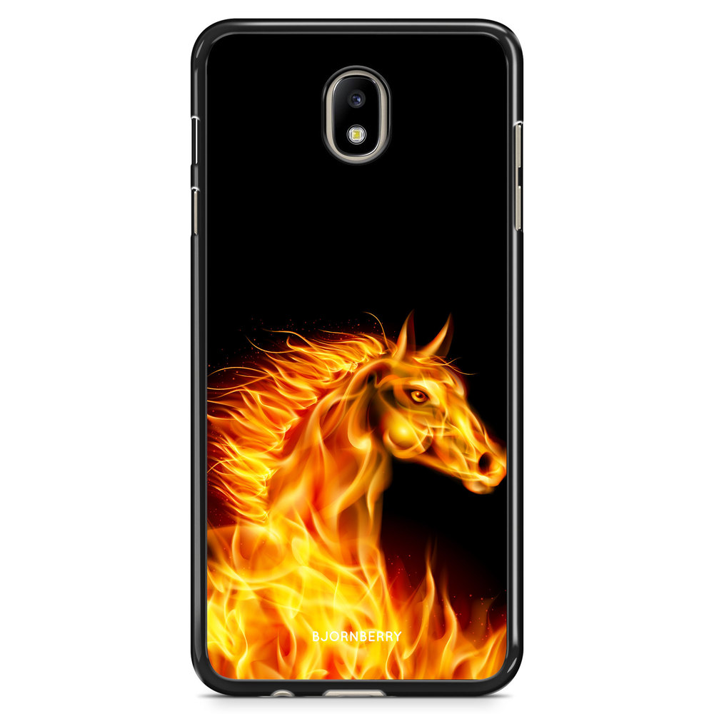 Samsung Galaxy J7 (2017) Case - Flames Horse