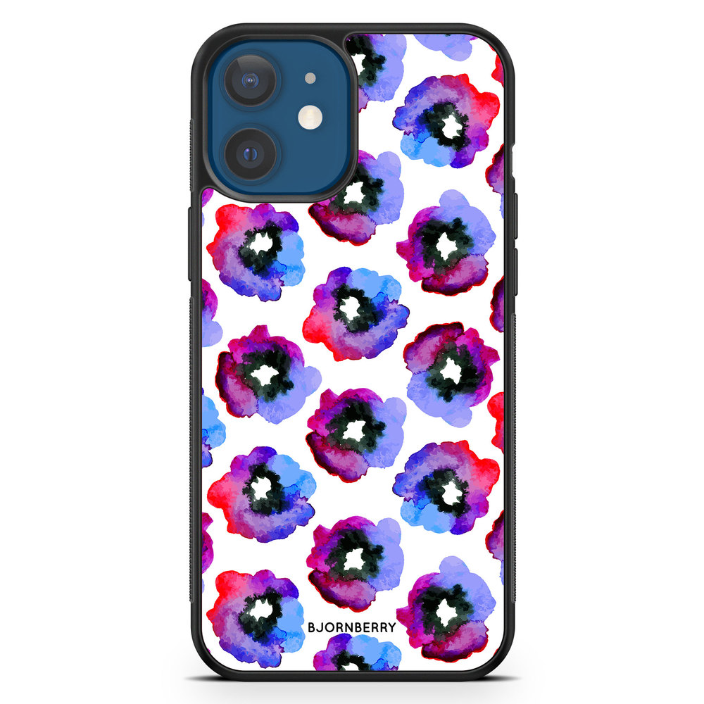 iPhone 12 Case - Violet Flowers