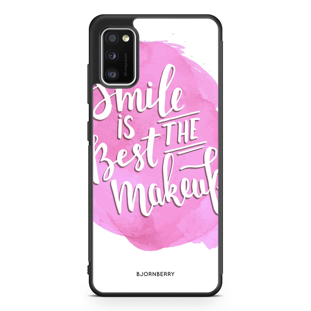 Samsung Galaxy A41 Case - Smile Quote