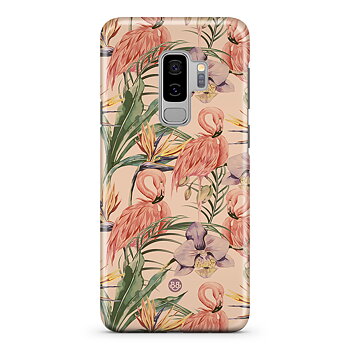 Samsung Galaxy S9 Plus Premium Skal - Flamingos