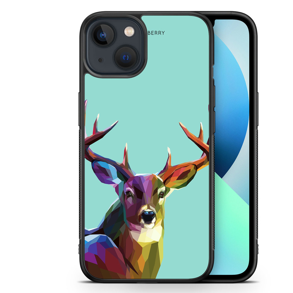 iPhone 13 Mini Case - Colorful Deer
