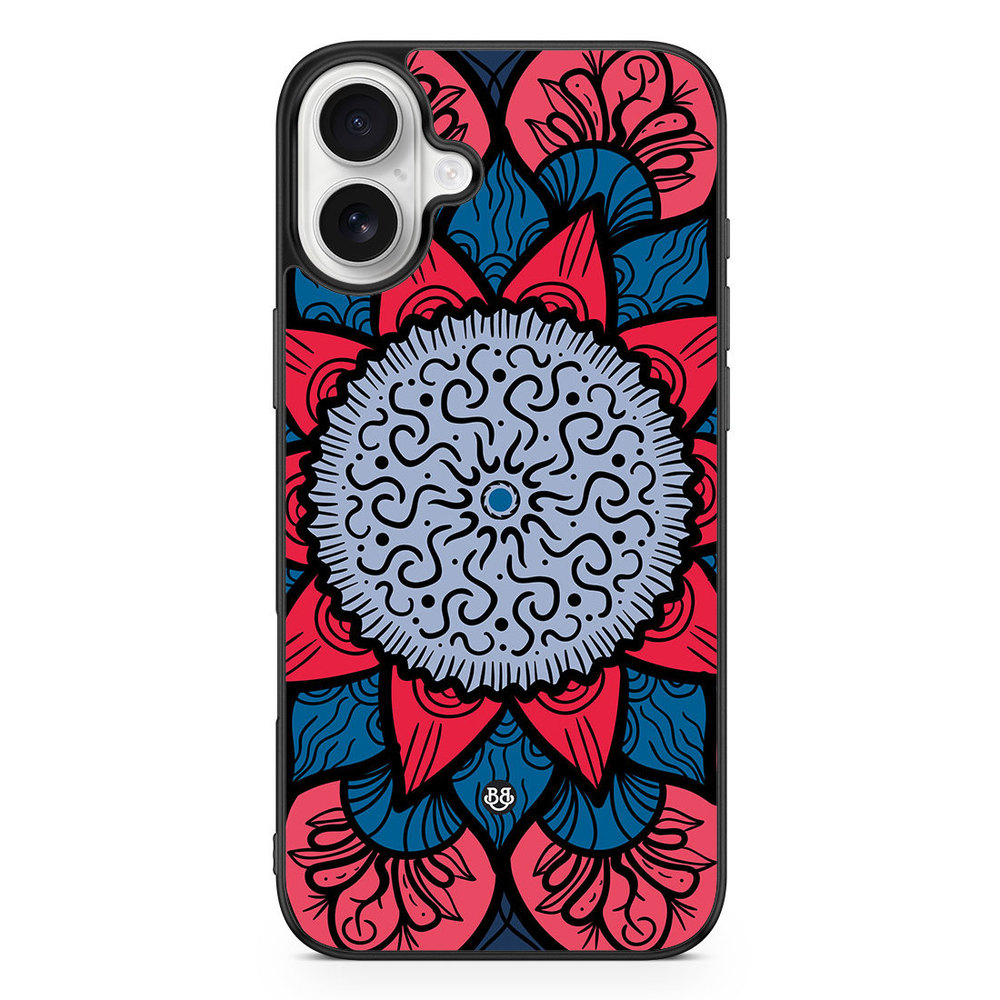 iPhone 16 Plus Case - Blue Mandala