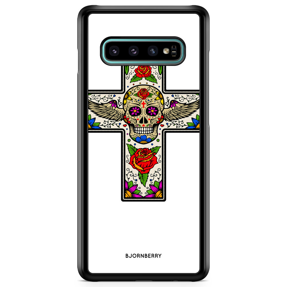 Samsung Galaxy S10 Plus Case - Skull Cross