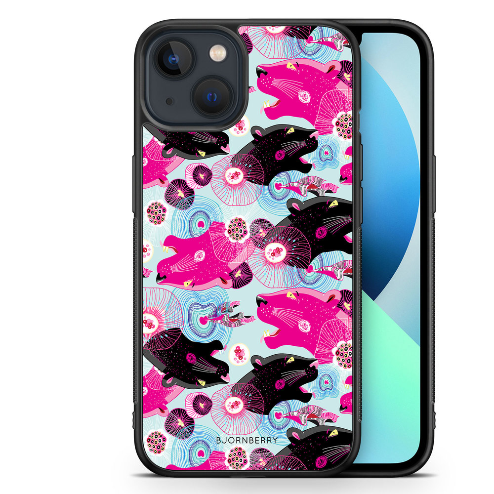 iPhone 13 Mini Case - Panther Pattern