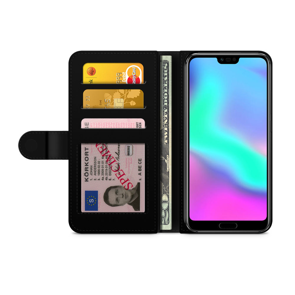 Huawei Honor 10 Plånboksfodral - Blommor - 2