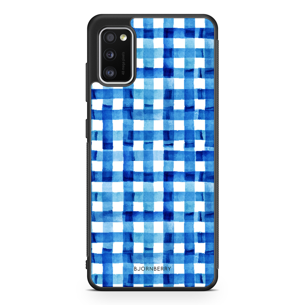 Samsung Galaxy A41 Case - Blue Stripes
