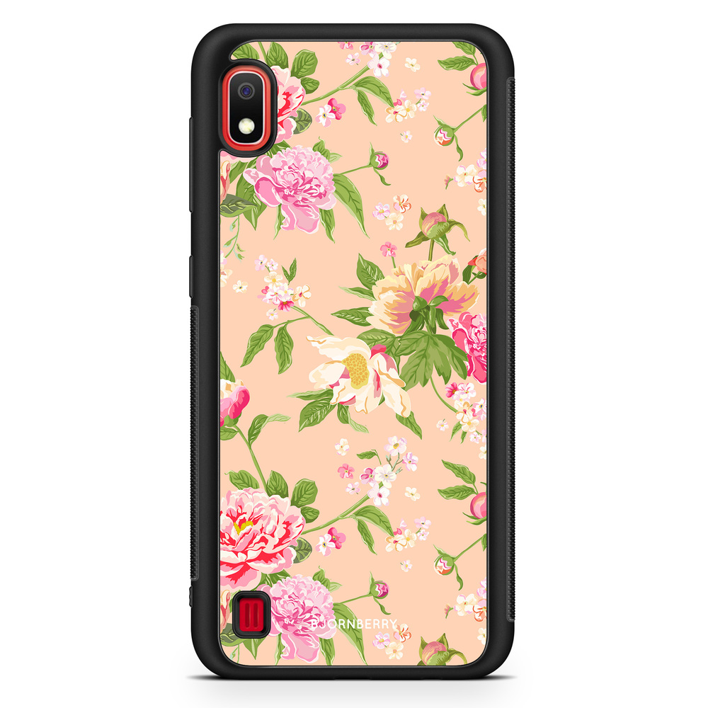 Samsung Galaxy A10 Case - Peony Flowers