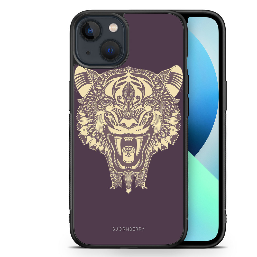 iPhone 13 Mini Case - Mandala Panther