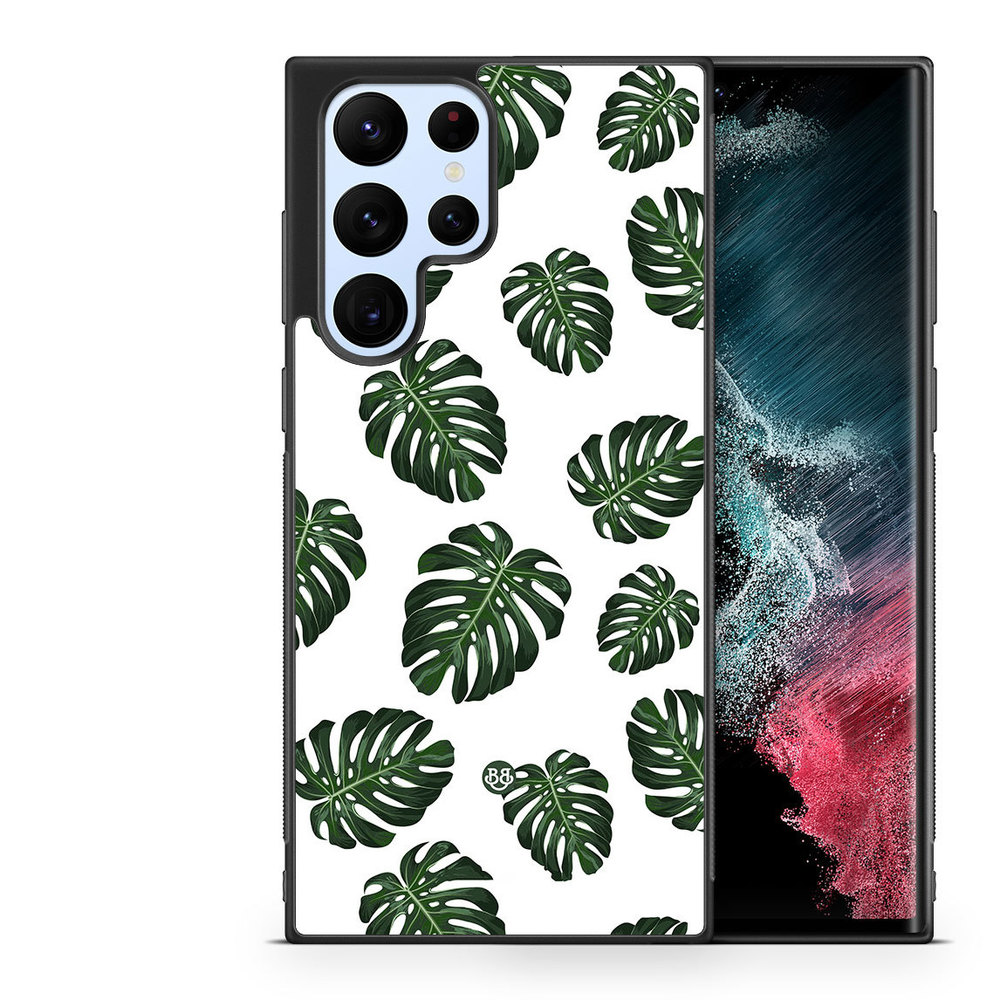 Samsung Galaxy S22 Ultra 5G Case - Monstera Pattern