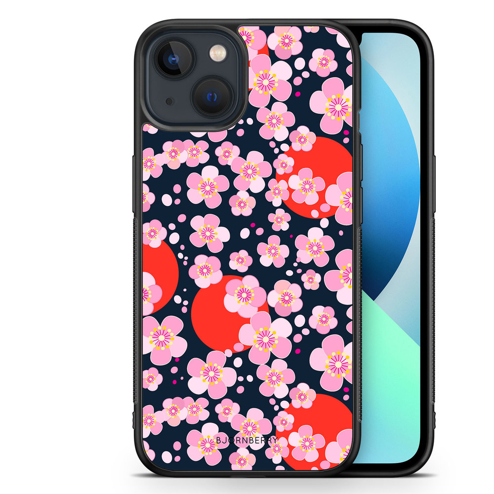 iPhone 13 Mini Case - Japanese Flowers