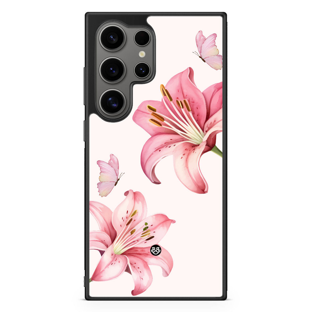 Samsung Galaxy S24 Ultra Case - WILD BLOOM - Pink Lily