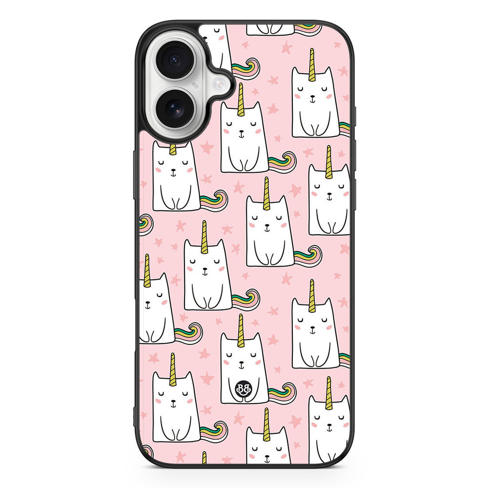 iPhone 16 Plus Case - Cat Unicorn