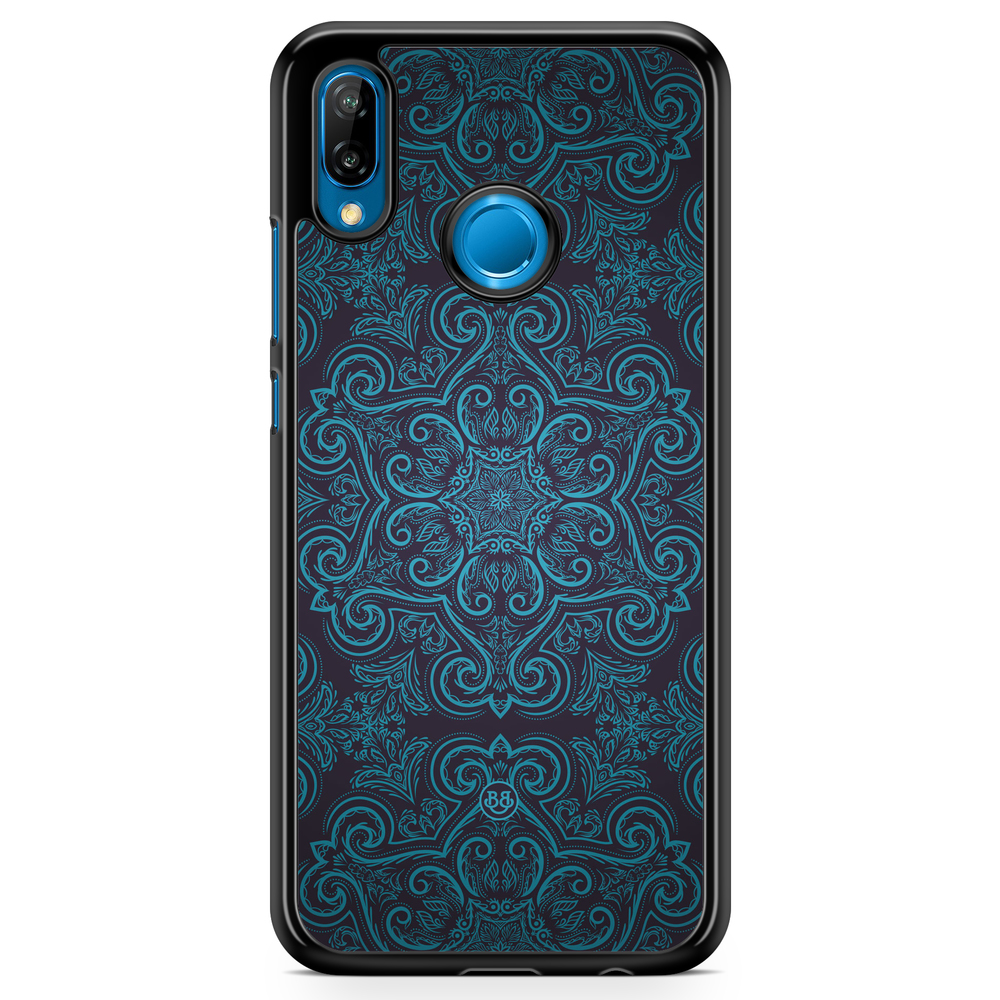 Huawei P20 Lite Case - Blue Retro Pattern