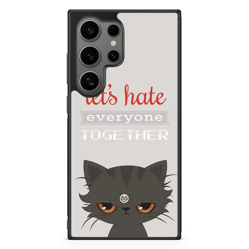 Samsung Galaxy S24 Ultra Case - Angry Cat