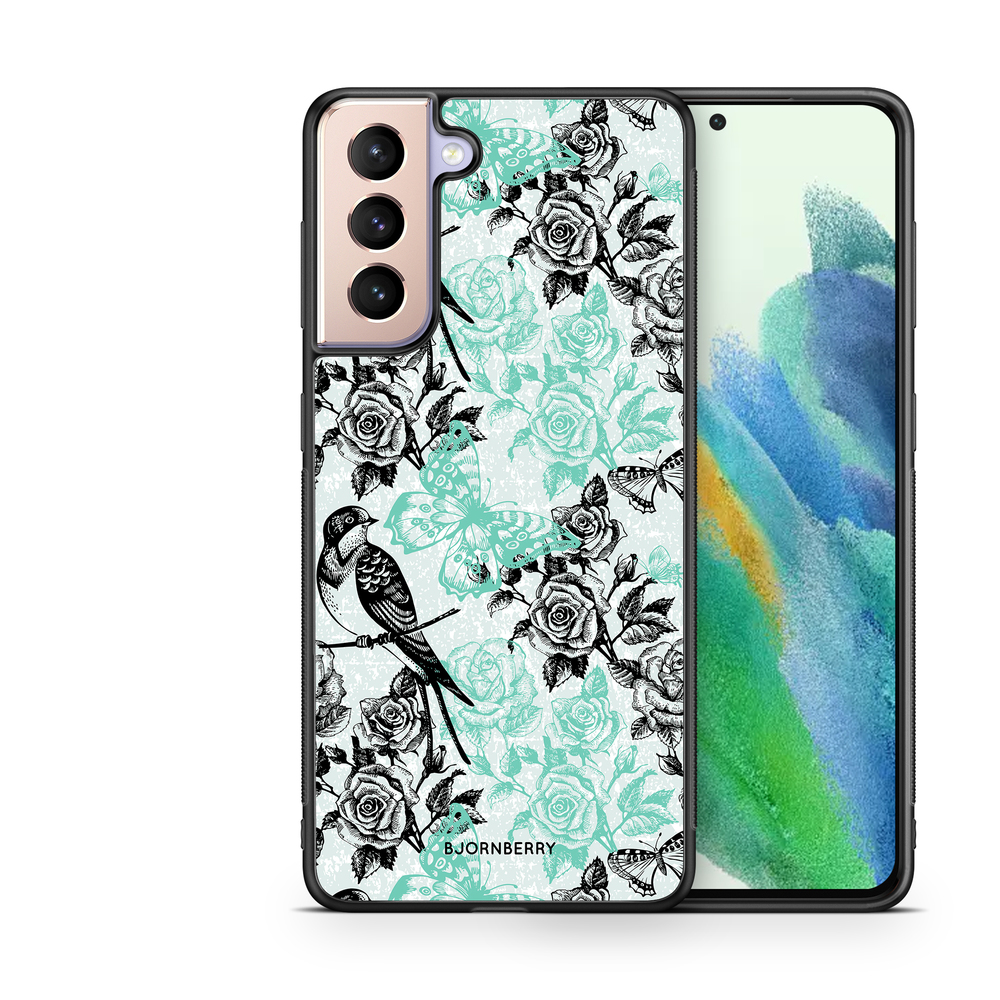 Samsung Galaxy S21 FE 5G Case - Birds & Roses