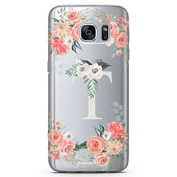 Samsung Galaxy S6 Edge TPU Case - Monogram T
