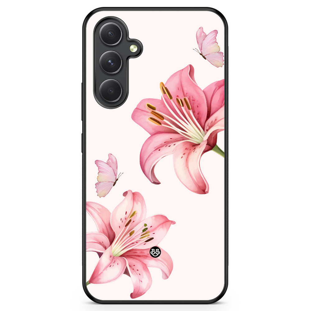 Samsung Galaxy A54 5G Case - WILD BLOOM - Pink Lily