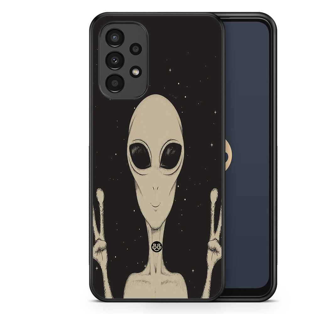 Samsung Galaxy A13 Case - Peace Alien
