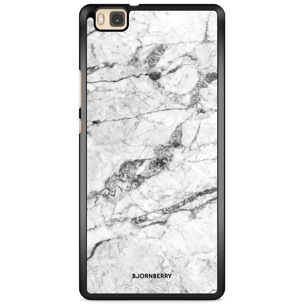 Huawei P8 Lite Case - White Marble