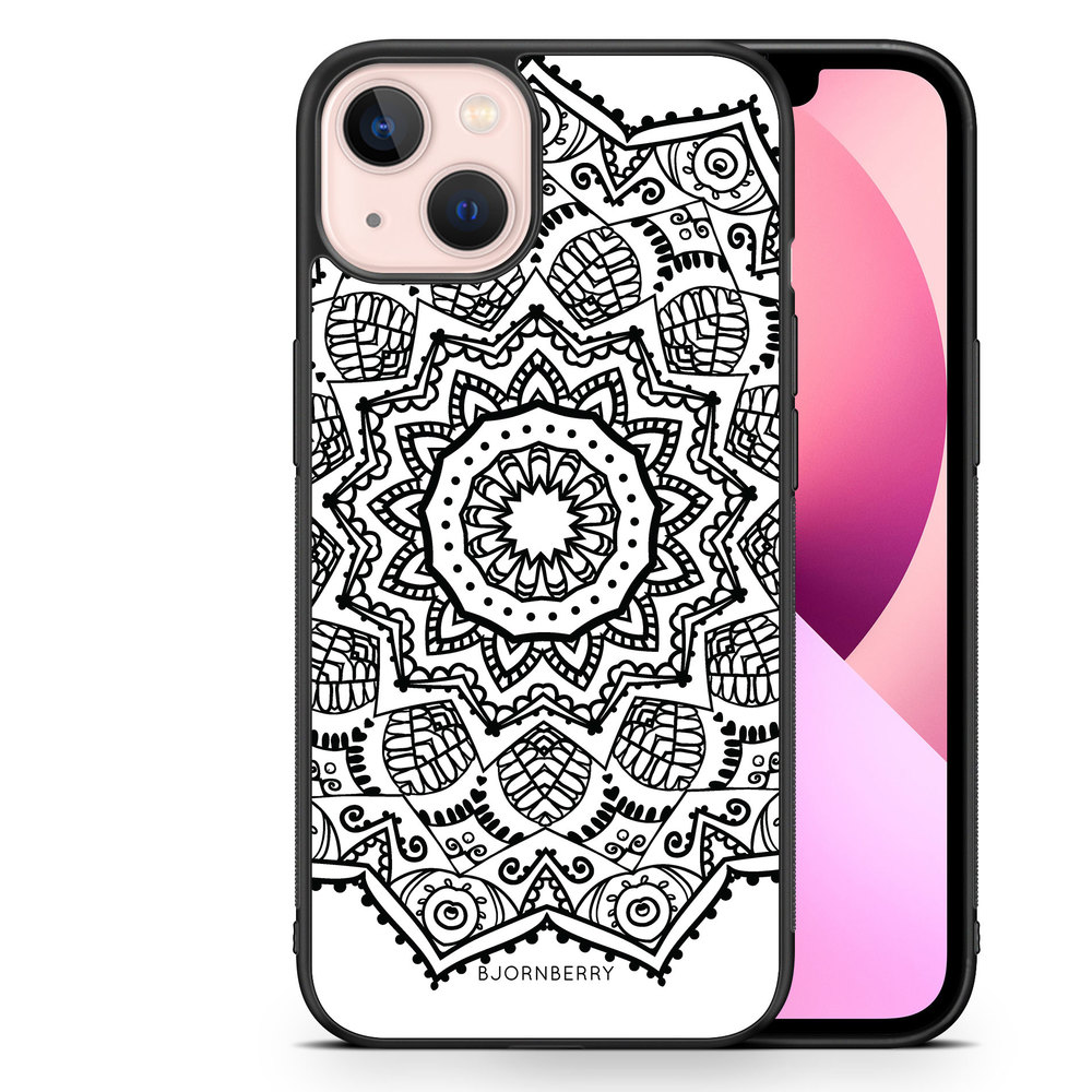 iPhone 13 Case - Black Mandala