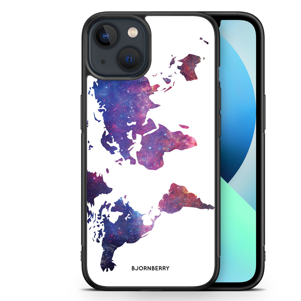 iPhone 13 Mini Skal - Världkarta Rymd