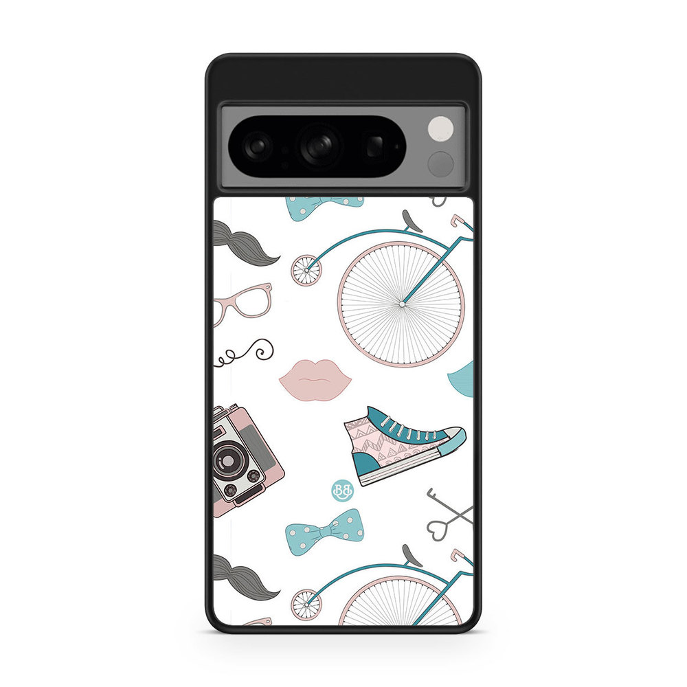 Google Pixel 8 Pro Case - Hipster Pattern