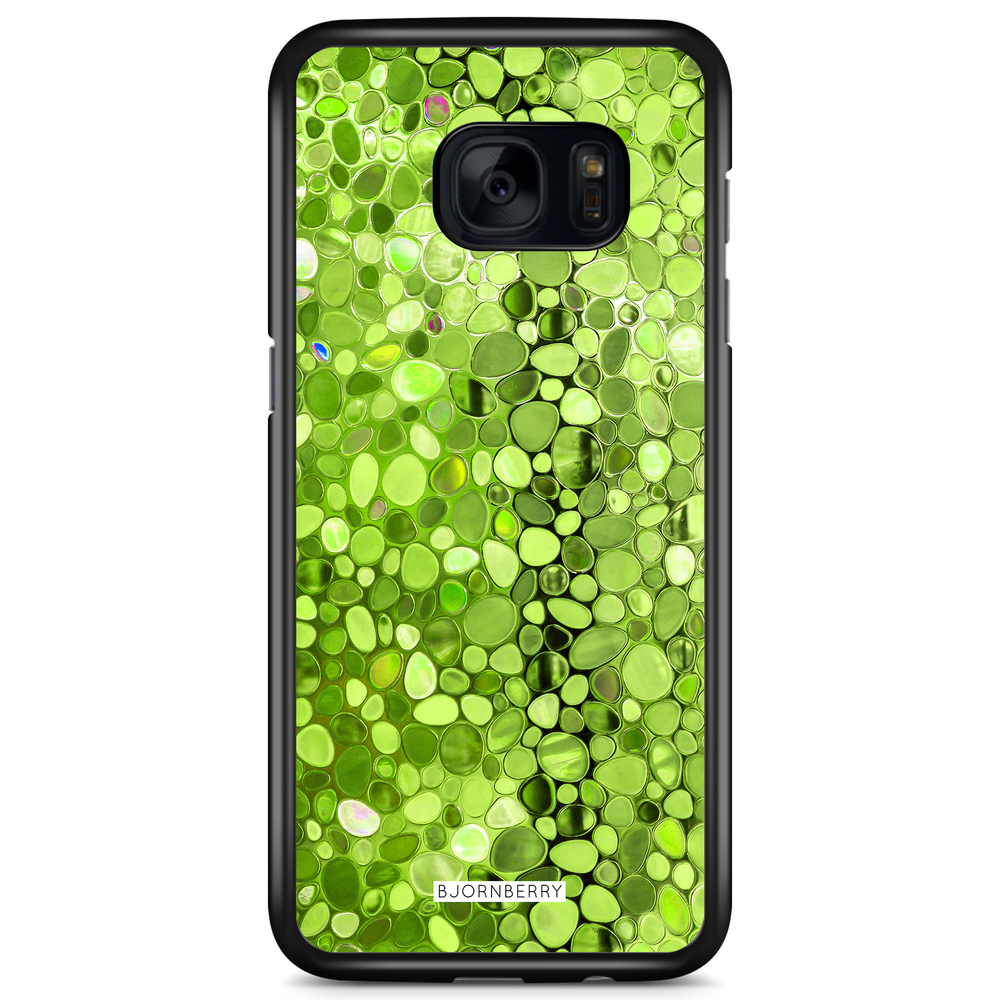 Samsung Galaxy S7 Case - Stained Glass Green