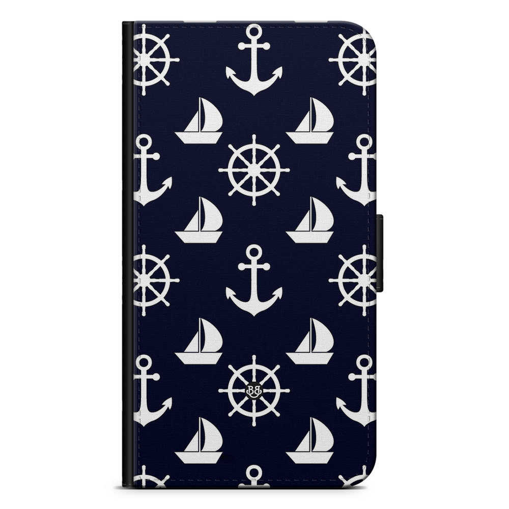Motorola Edge 30 Pro Wallet Case - Sailing pattern