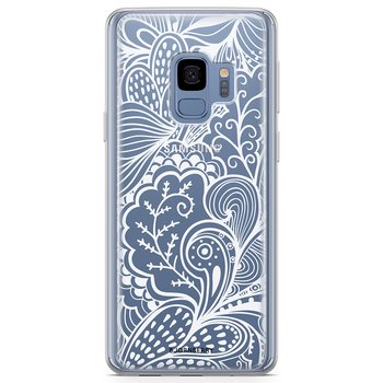 Samsung Galaxy S9 Fashion Skal - Vita Blommor