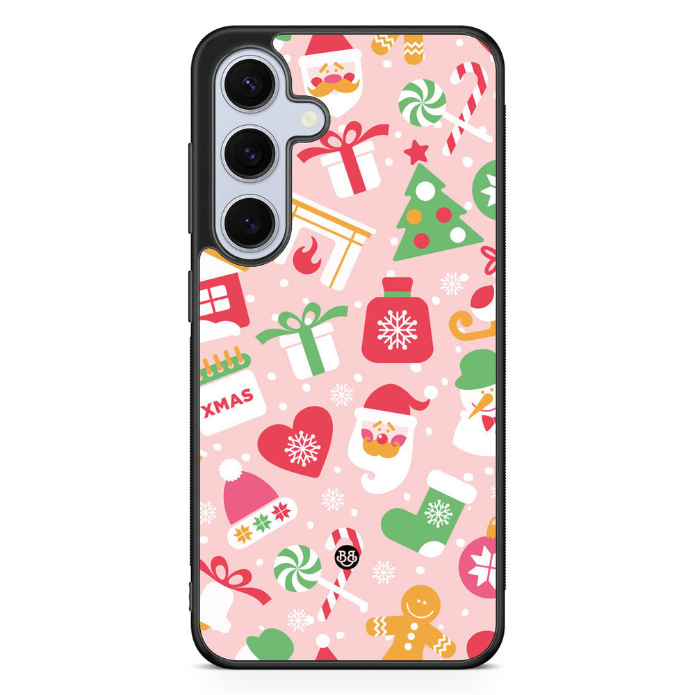 Samsung Galaxy S24 FE Case - Pink Christmas