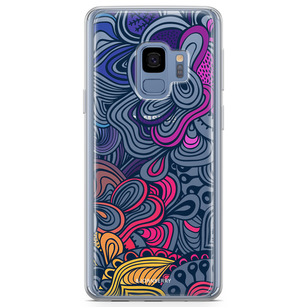 Samsung Galaxy S9 Fashion Case - Retro Flowers