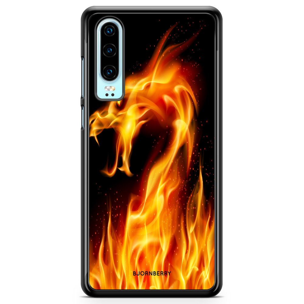 Huawei P30 Case - Flames Dragon