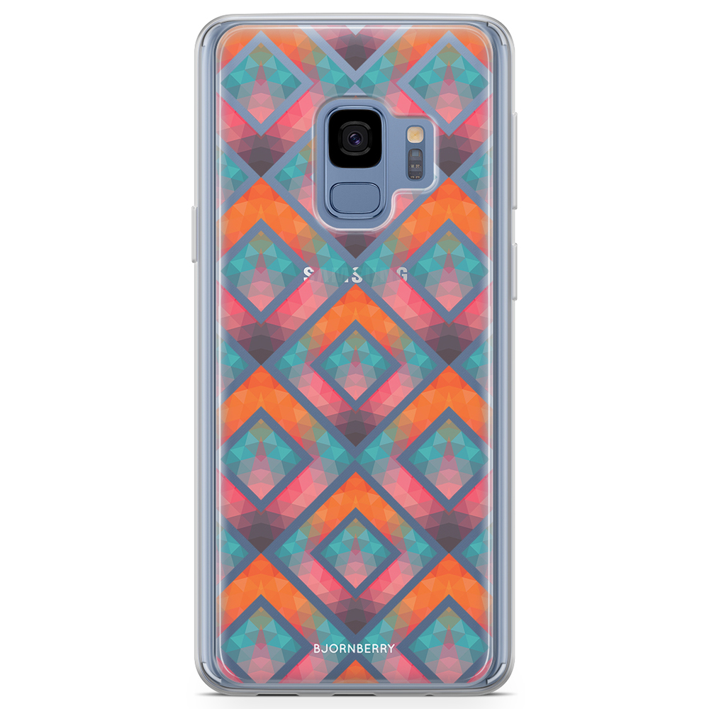 Samsung Galaxy S9 Fashion Case - Retro squares