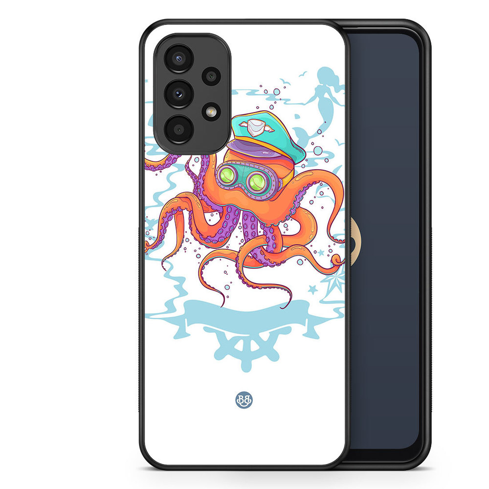 Samsung Galaxy A13 Case - Captain Octopus
