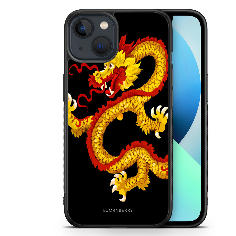 iPhone 13 Mini Case - Yellow Dragon