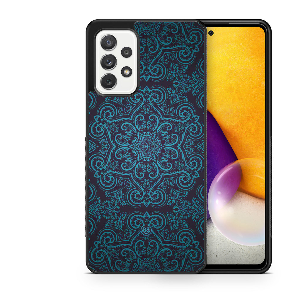 Samsung Galaxy A52/A52s 5G Case - Blue Retro Pattern