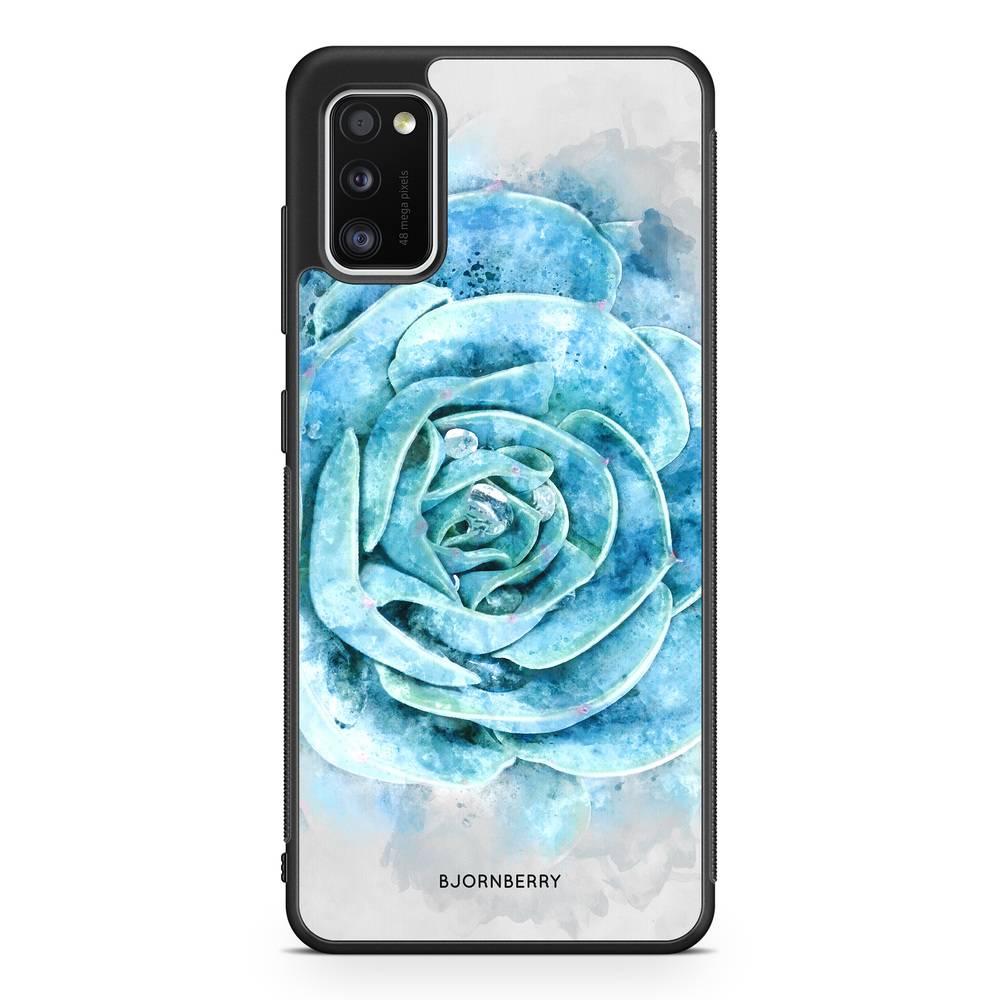 Samsung Galaxy A41 Case - Blue Cactus