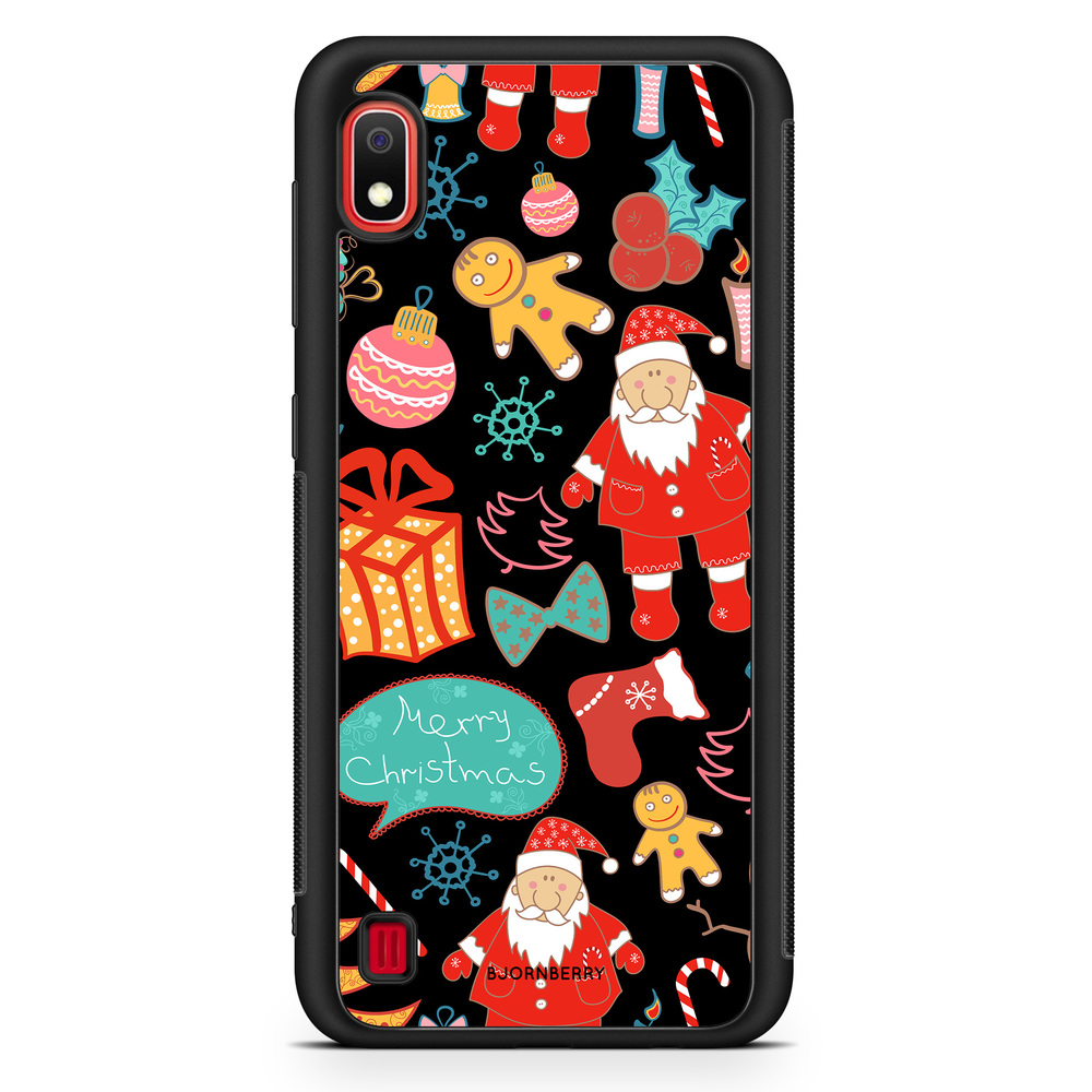 Samsung Galaxy A10 Case - Christmas Pattern