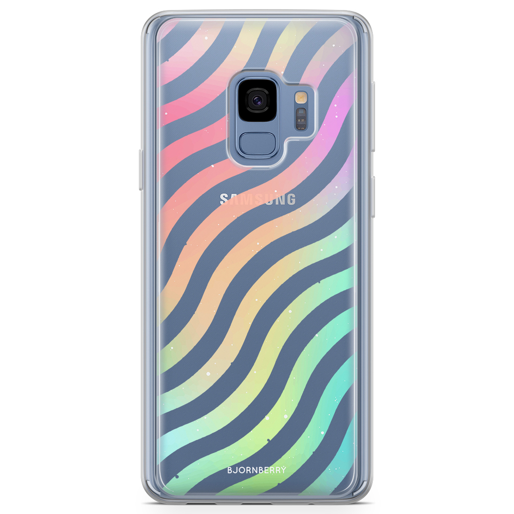 Samsung Galaxy S9 Fashion Case - Wavy Rainbow