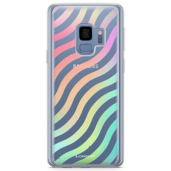 Samsung Galaxy S9 Fashion Skal - Vågig Regnbåge