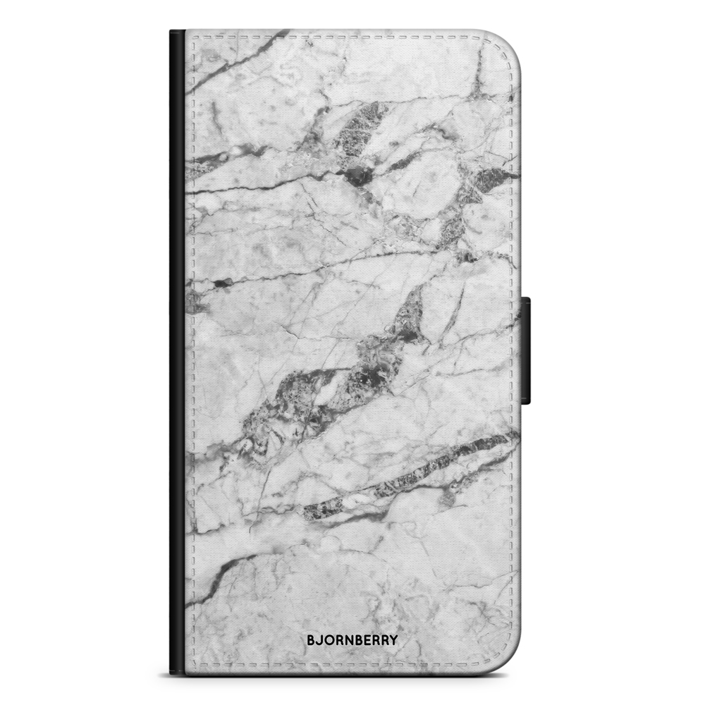 Samsung Galaxy A5 (2017) Wallet Case - White Marble