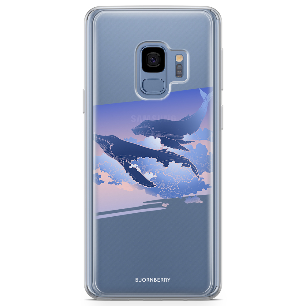 Samsung Galaxy S9 Fashion Case - Flying whales