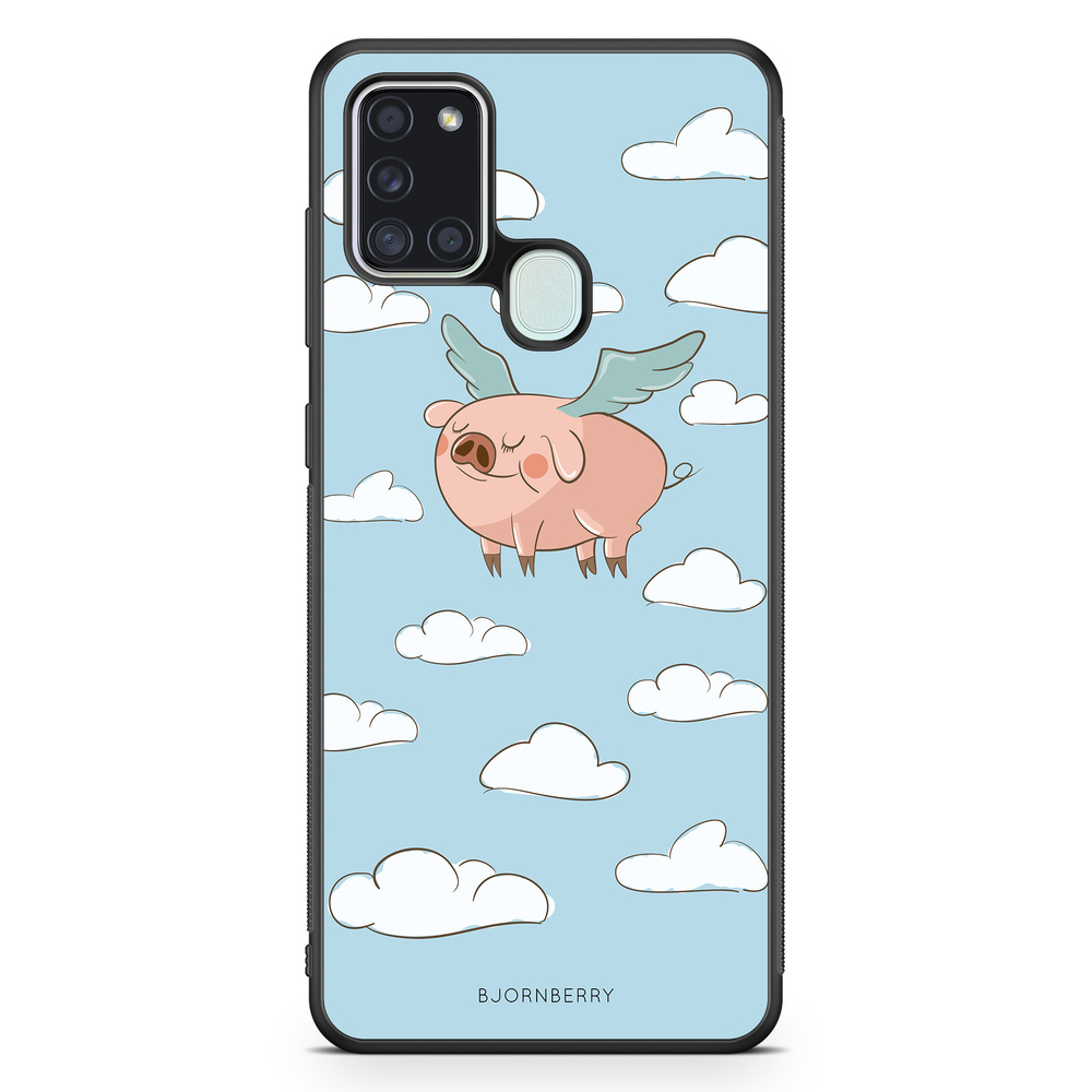 Samsung Galaxy A21s Case - Flying Pig